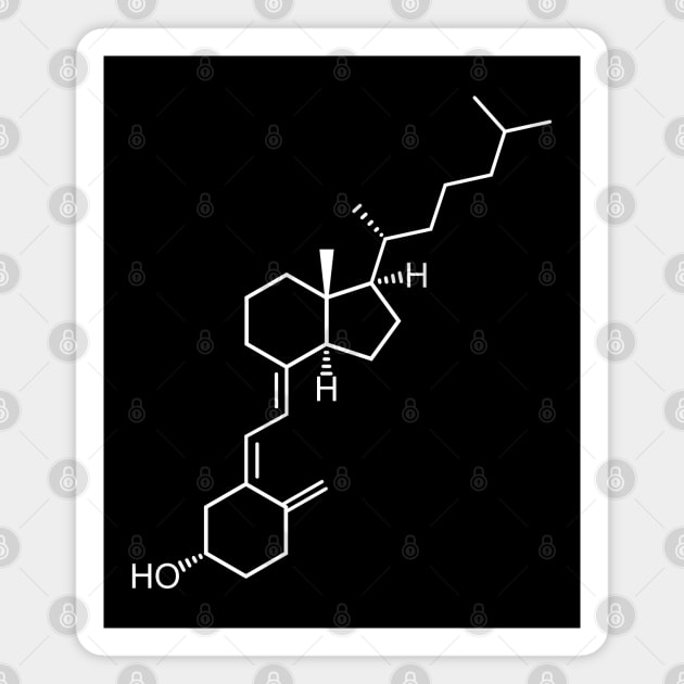 Vitamin D3 Cholecalciferol C27H44O Magnet by Zeeph